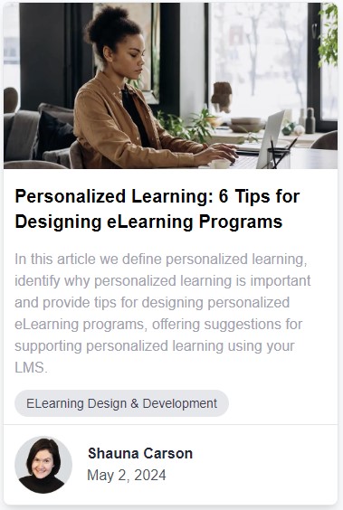 personalized-learning-tips-design-elearning-programs